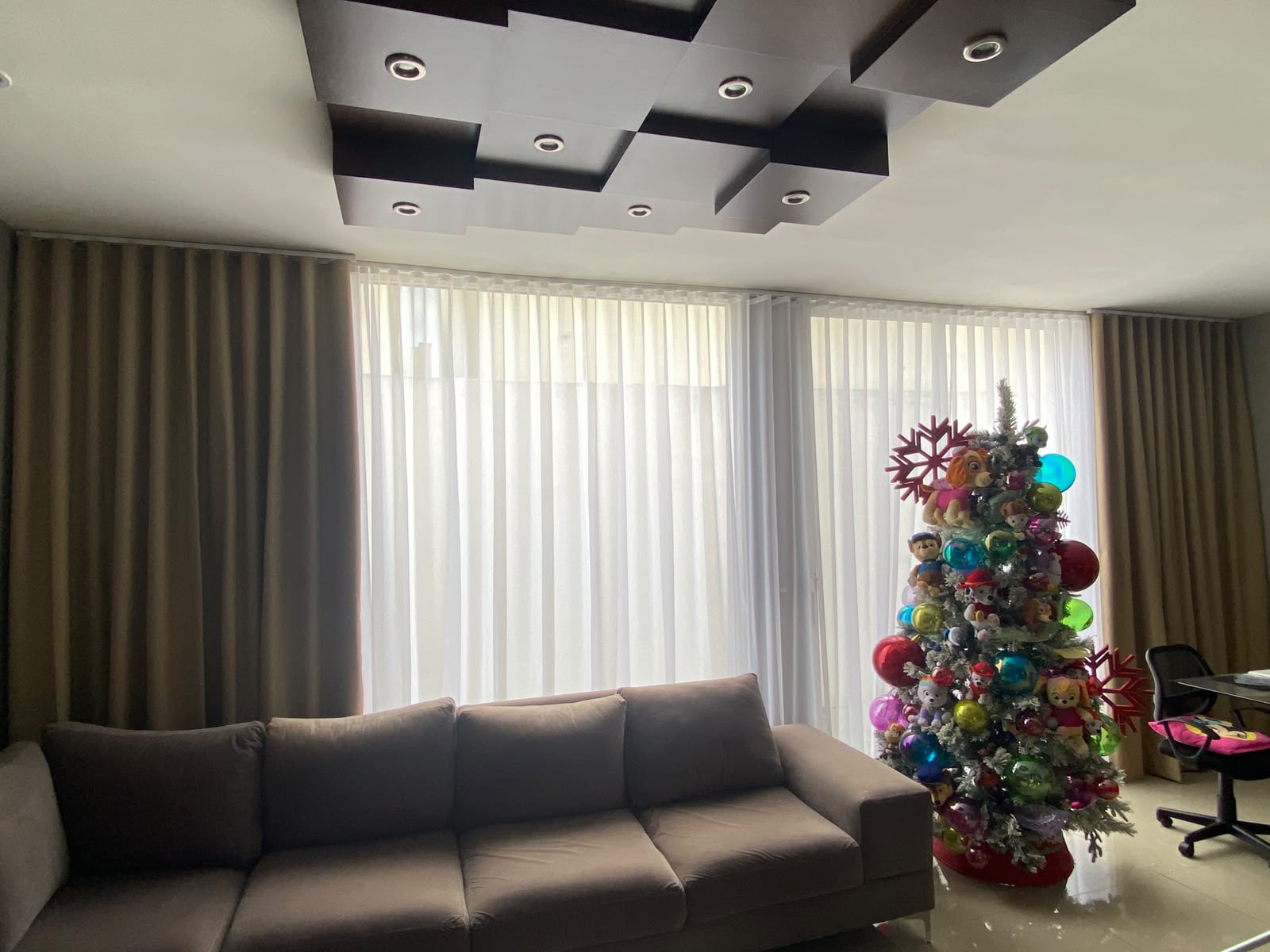Cortinas instaladas por Lux Interiores